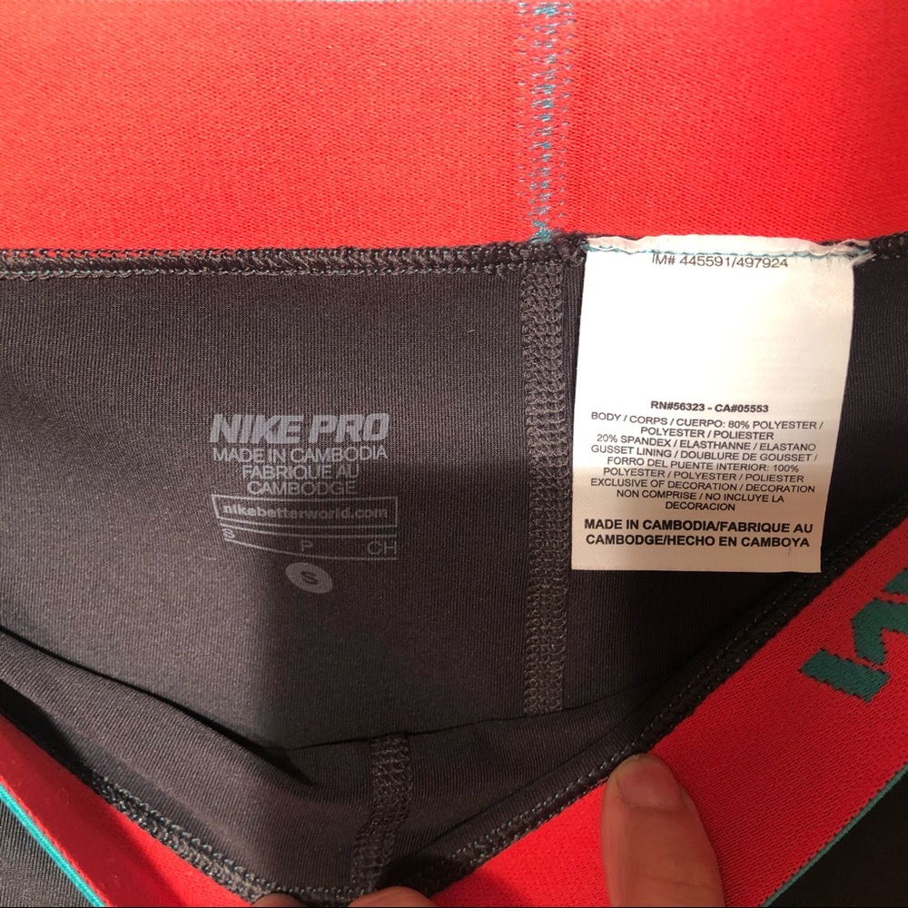 Nike pro Dri- Fit training tights, gray, S - Picture 2 of 3